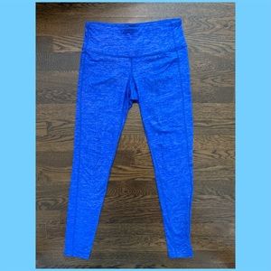 Cobalt Blue Athleta Chaturanga Tights, Size XS